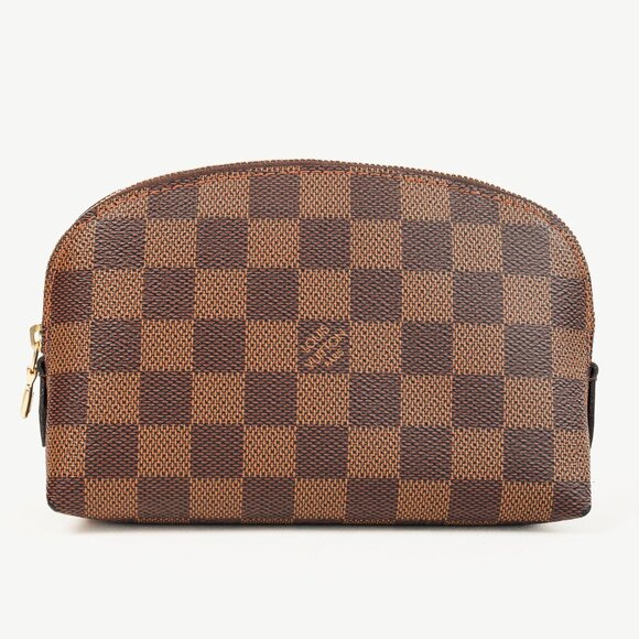 Louis Vuitton Handbags - Louis Vuitton Brown Damier Ebene Cosmetic Pouch N47516